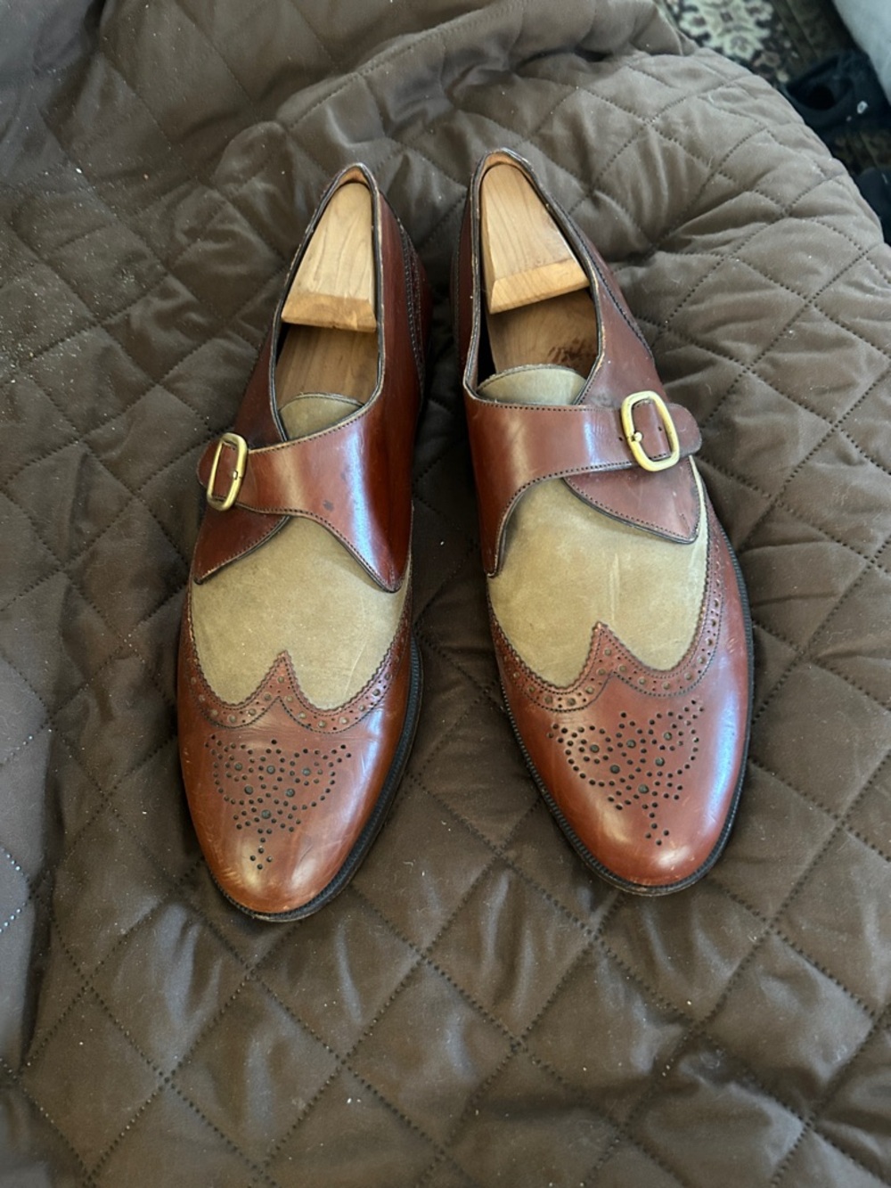 Men dressed shoes brown